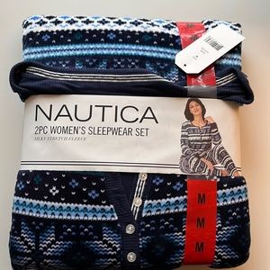 Nautica Velour Pajama Set NWT